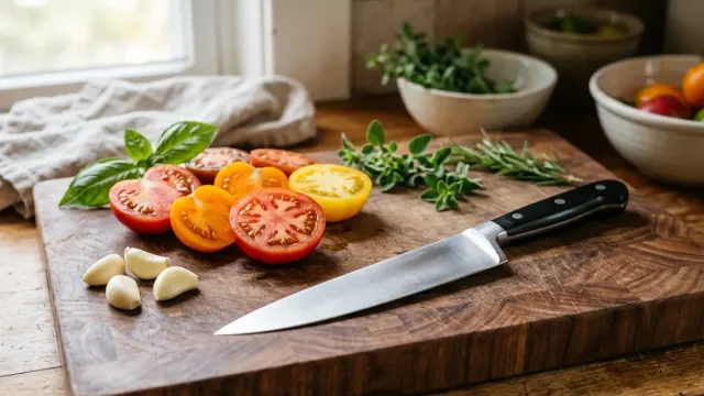 Illustrative image for Victorinox Fibrox Pro 8-Inch Chef’s Knife